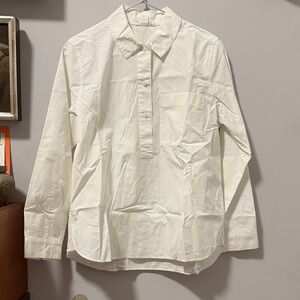 COS White Button-Up Shirt